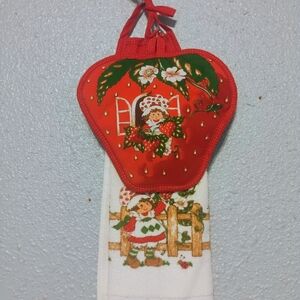 Strawberry Themed Holiday Kitchen Towel Set
